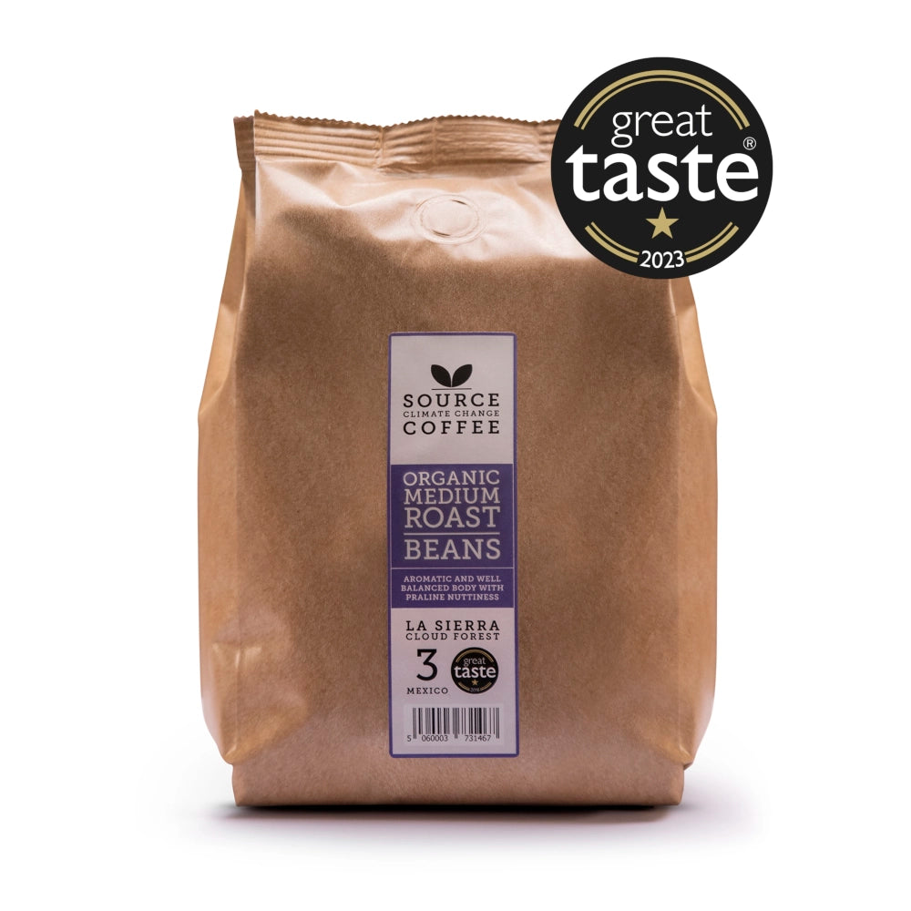 Organic Coffee Beans La Sierra Cloud Forest Coffee: Mexico Strength 3 - Source Climate Change Coffee