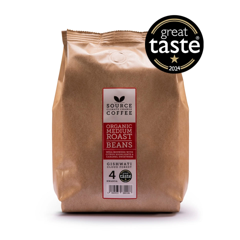 Organic Coffee Beans Gishwati Cloud Forest Coffee: Rwanda Strength 4 - Source Climate Change Coffee