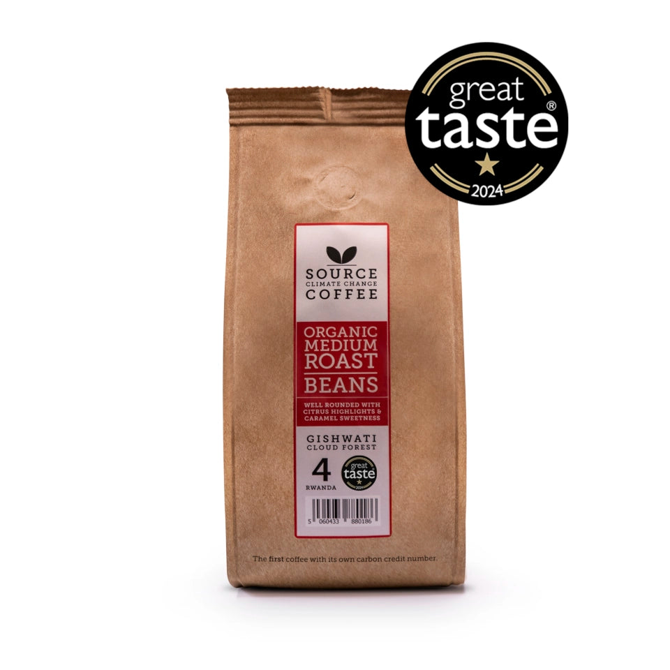 Organic Coffee Beans Gishwati Cloud Forest Coffee: Rwanda Strength 4 - Source Climate Change Coffee