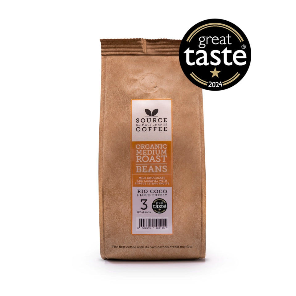 Organic Coffee Beans : Rio Coco Cloud Forest Nicaragua - Source Climate Change Coffee