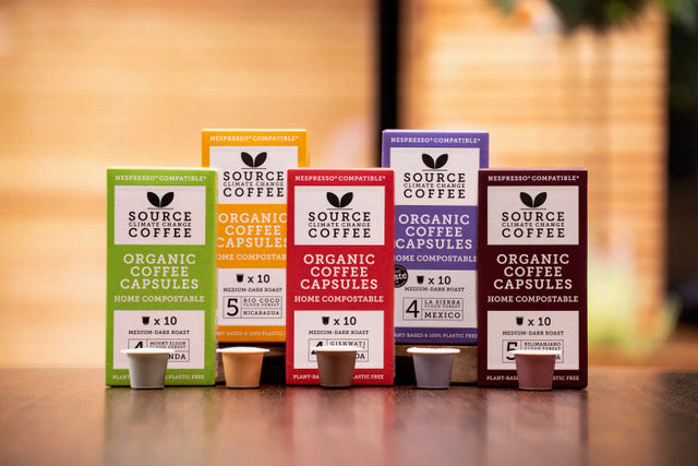 50 x Organic & Biodegradable Nespresso ® Capsules - Taste Collection