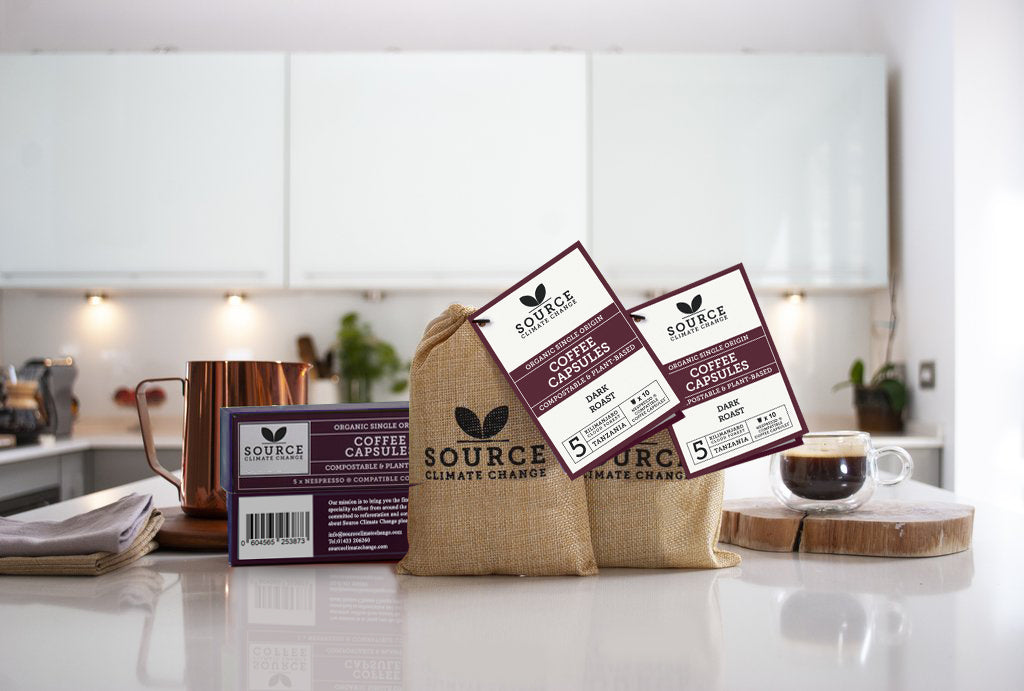 3 Month Coffee Subscription Gift of Biodegradable Nespresso ® Coffee Capsules - Source Climate Change Coffee