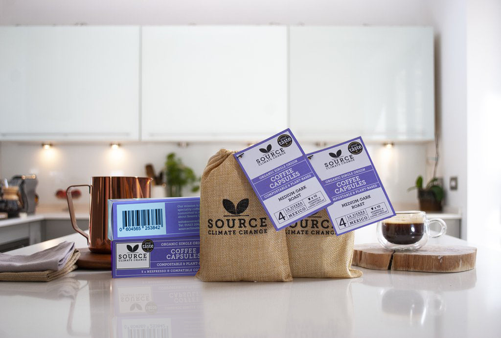 3 Month Coffee Subscription Gift of Biodegradable Nespresso ® Coffee Capsules - Source Climate Change Coffee