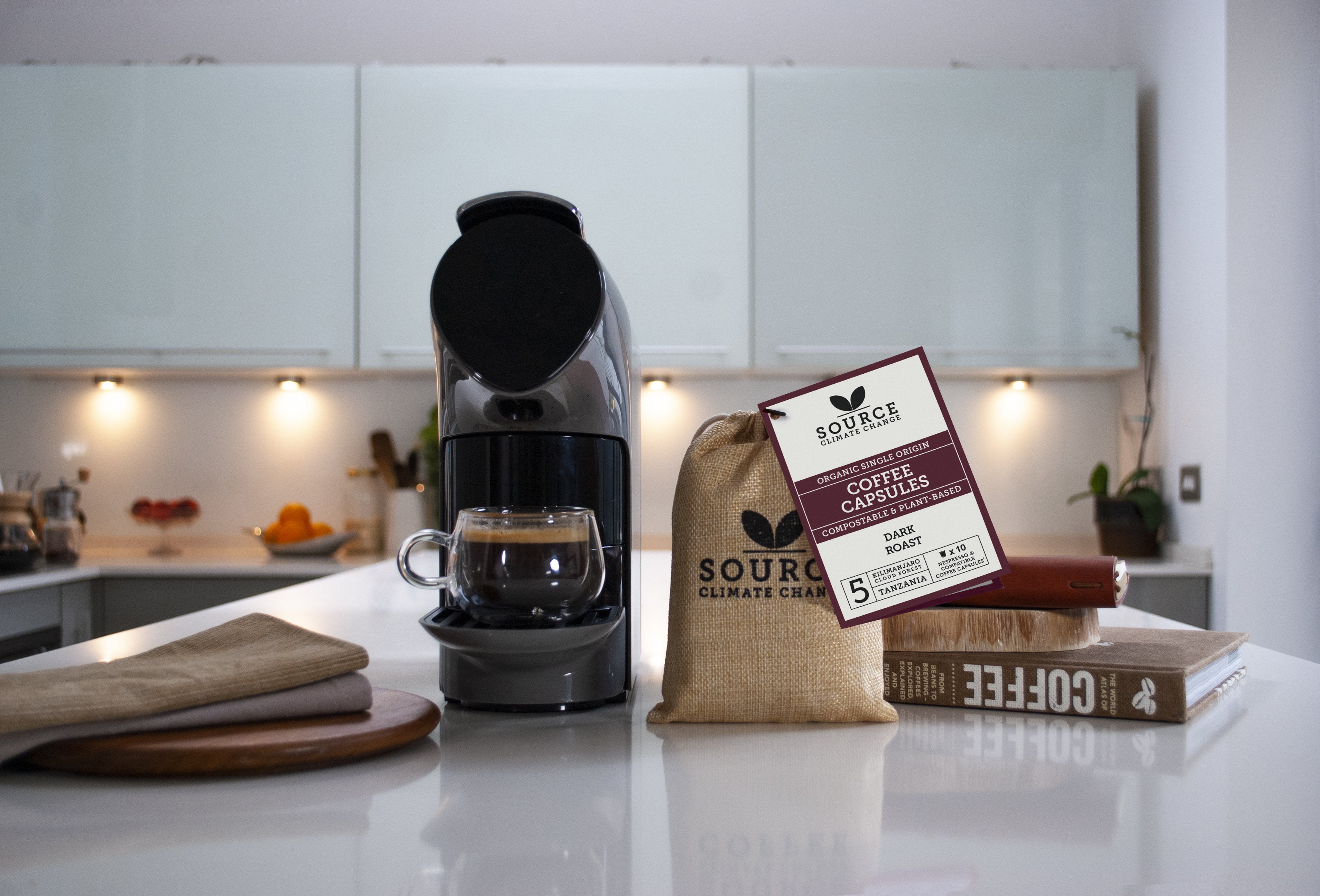3 Month Coffee Subscription Gift of Biodegradable Nespresso ® Coffee Capsules - Source Climate Change Coffee