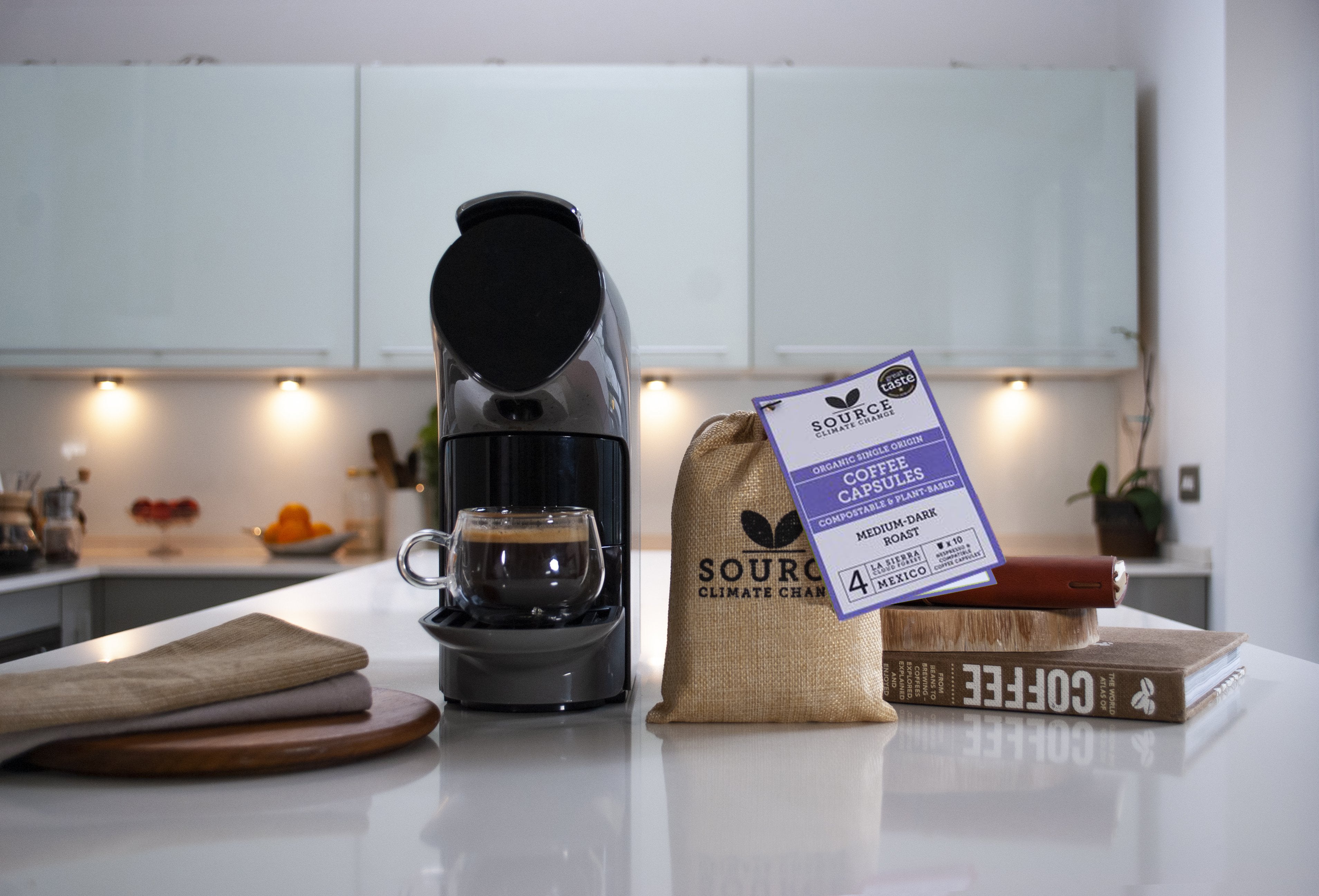 3 Month Coffee Subscription Gift of Biodegradable Nespresso ® Coffee Capsules - Source Climate Change Coffee