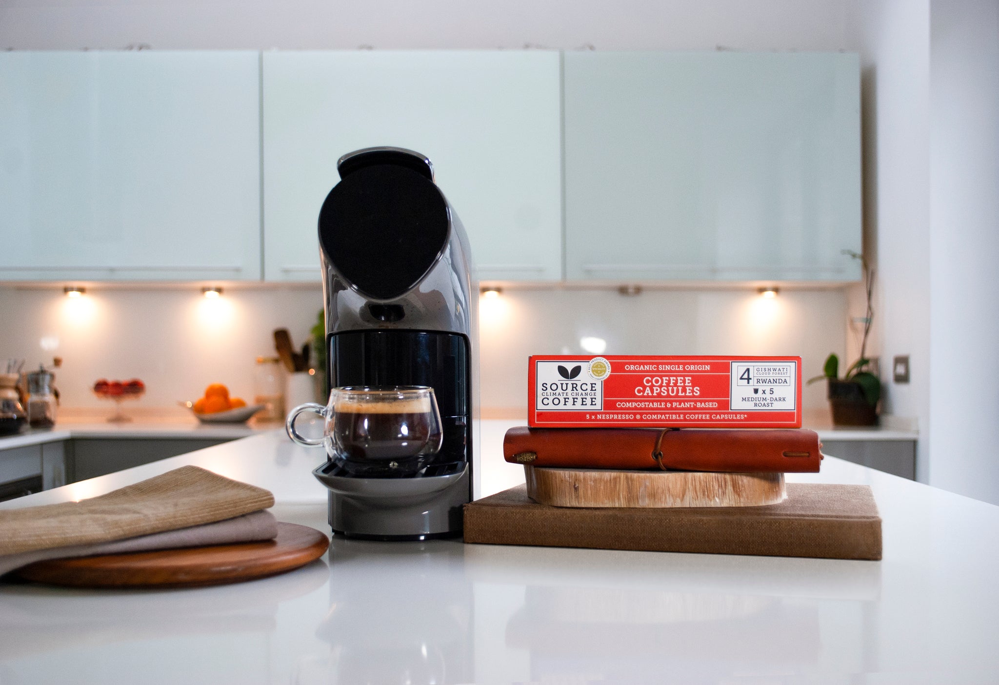 3 Month Coffee Subscription Gift of Biodegradable Nespresso ® Coffee Capsules - Source Climate Change Coffee
