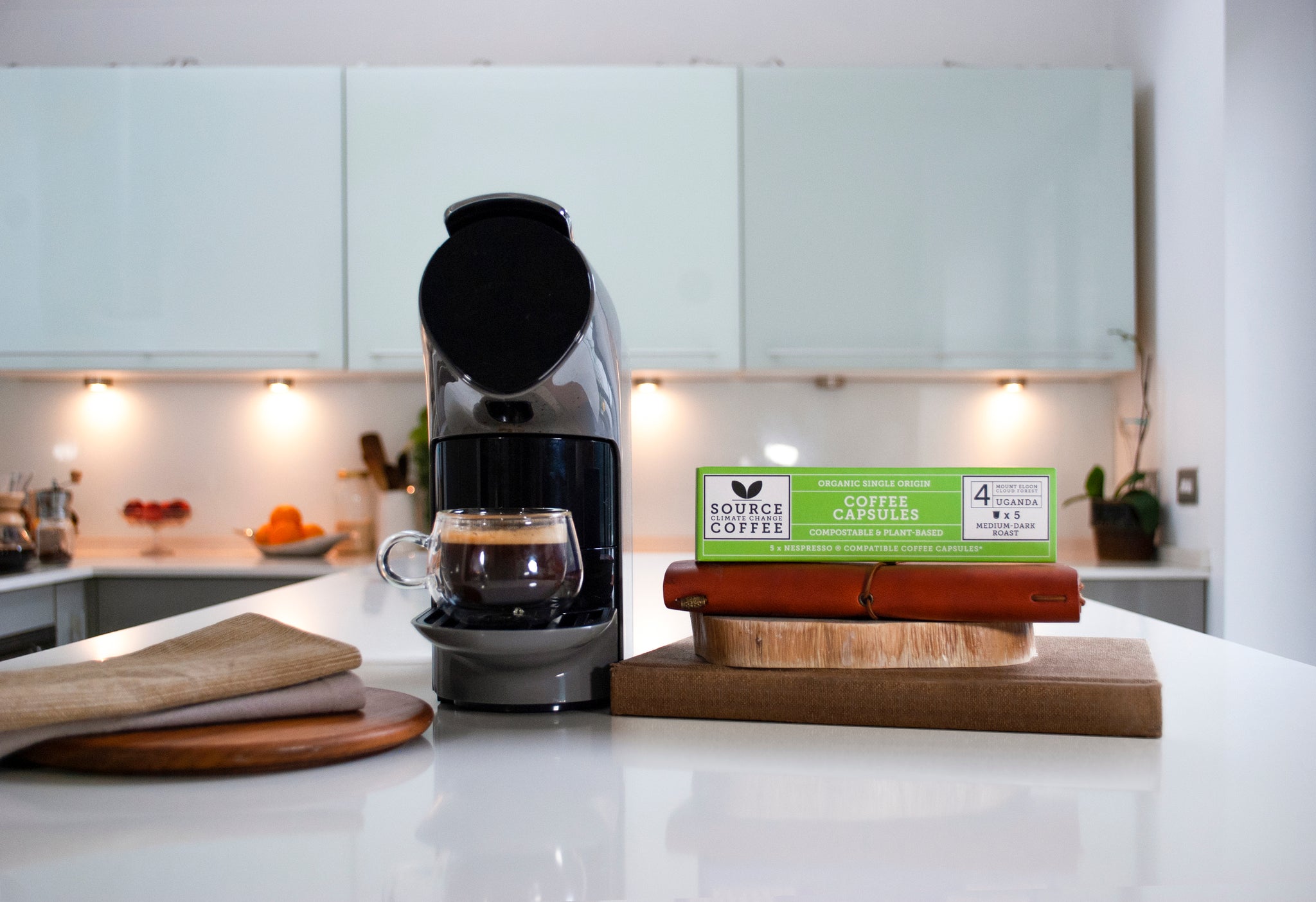 3 Month Coffee Subscription Gift of Biodegradable Nespresso ® Coffee Capsules - Source Climate Change Coffee