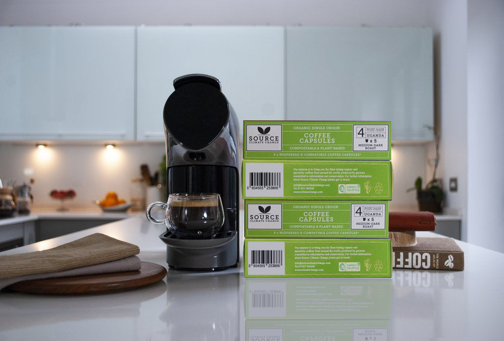 3 Month Coffee Subscription Gift of Biodegradable Nespresso ® Coffee Capsules - Source Climate Change Coffee