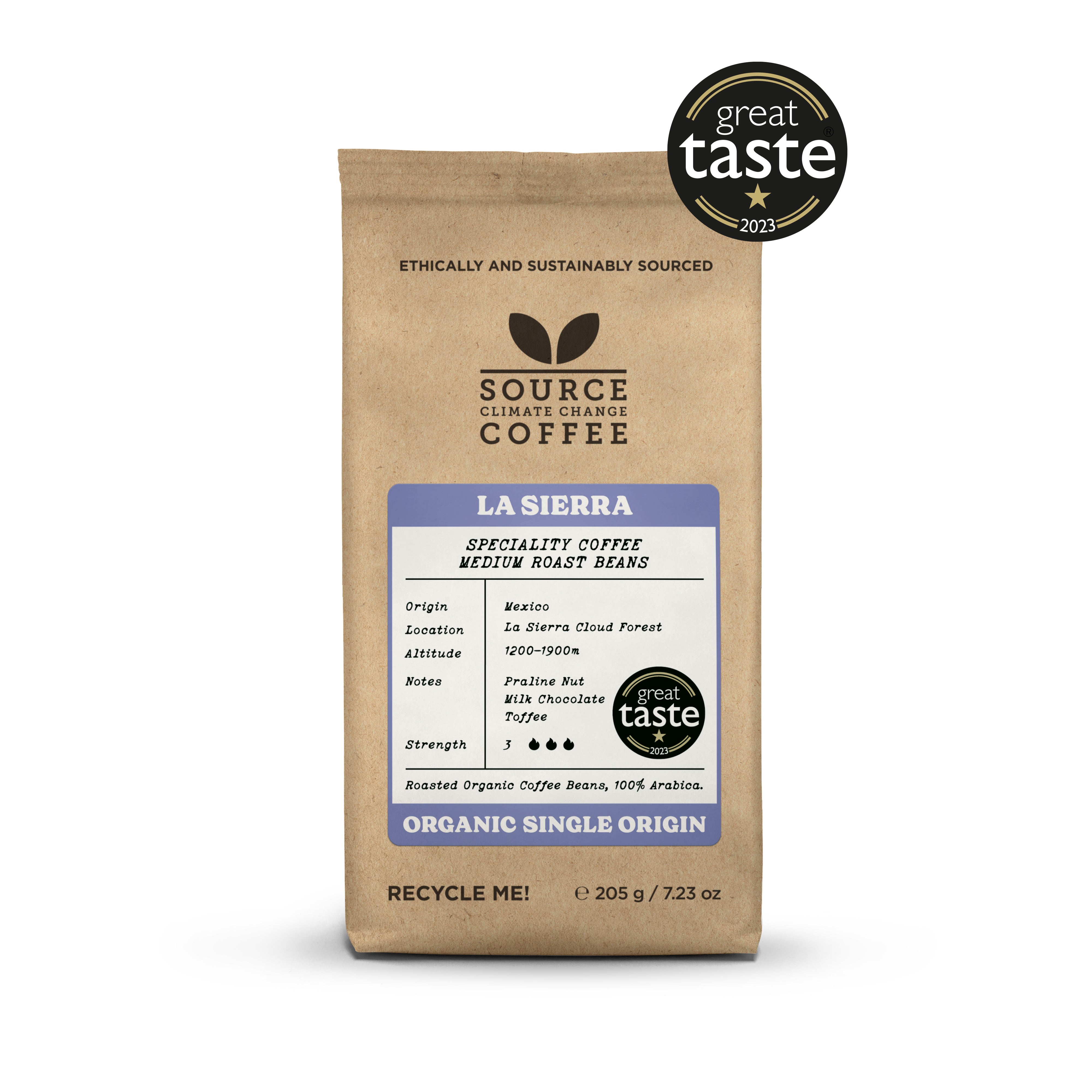 Organic La Sierra Cloud Forest Coffee: Mexico Strength 3 - Source Climate Change Coffee