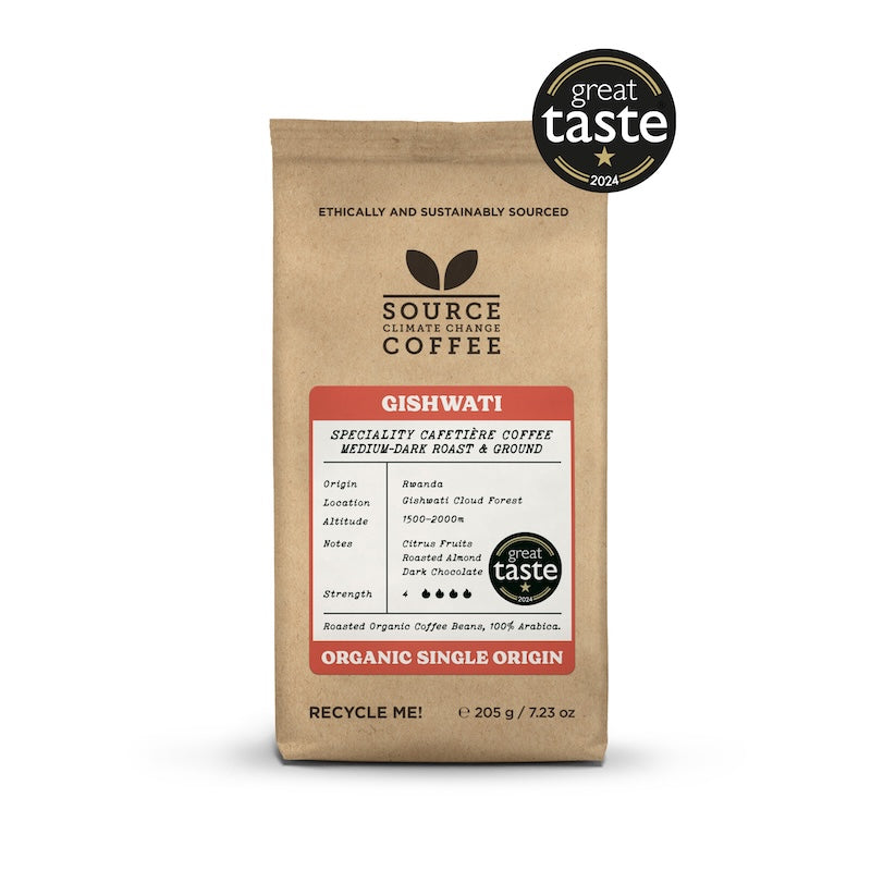 Organic Gishwati Cloud Forest Coffee: Rwanda Strength 4 - Source Climate Change Coffee