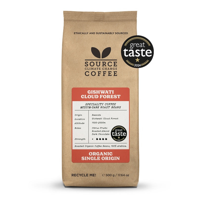 Organic Gishwati Cloud Forest Coffee: Rwanda Strength 4 - Source Climate Change Coffee