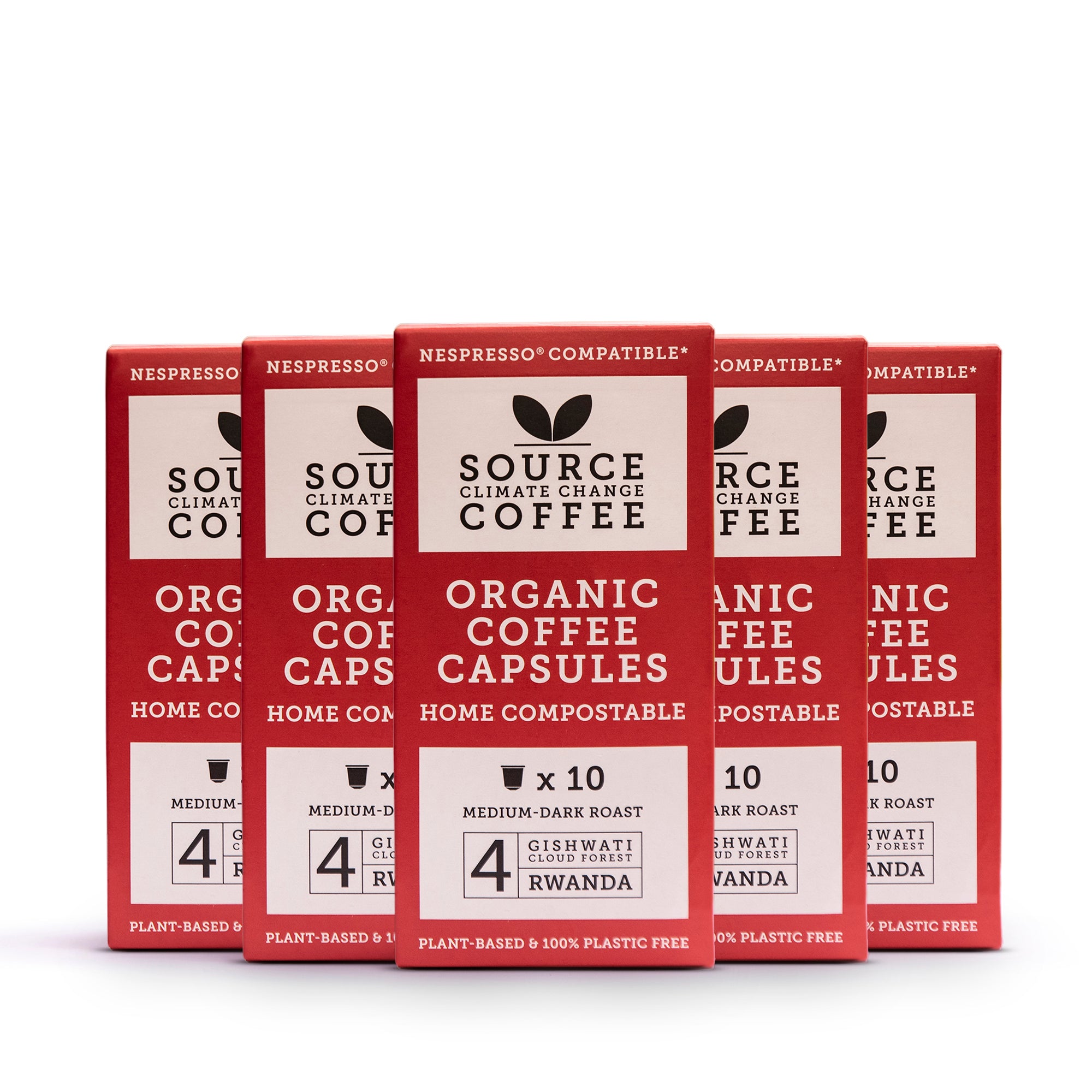 Mix of 50 x Organic & Biodegradable Nespresso ® Compatible Coffee Capsules Monthly Subscription