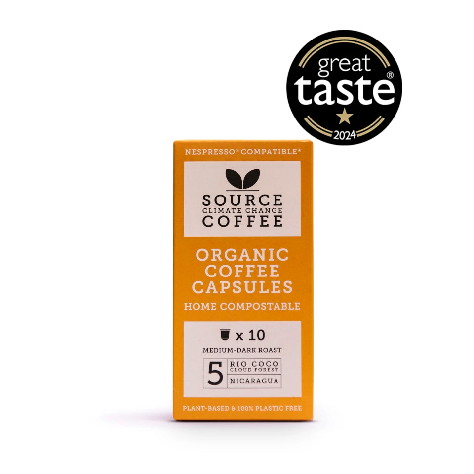 10 x Organic Home Compostable Nespresso ® Capsules Nicaragua