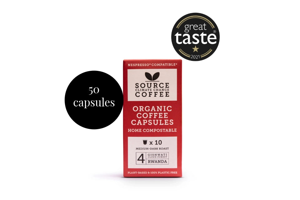 50 x Organic Biodegradable Nespresso ® Capsules Taste