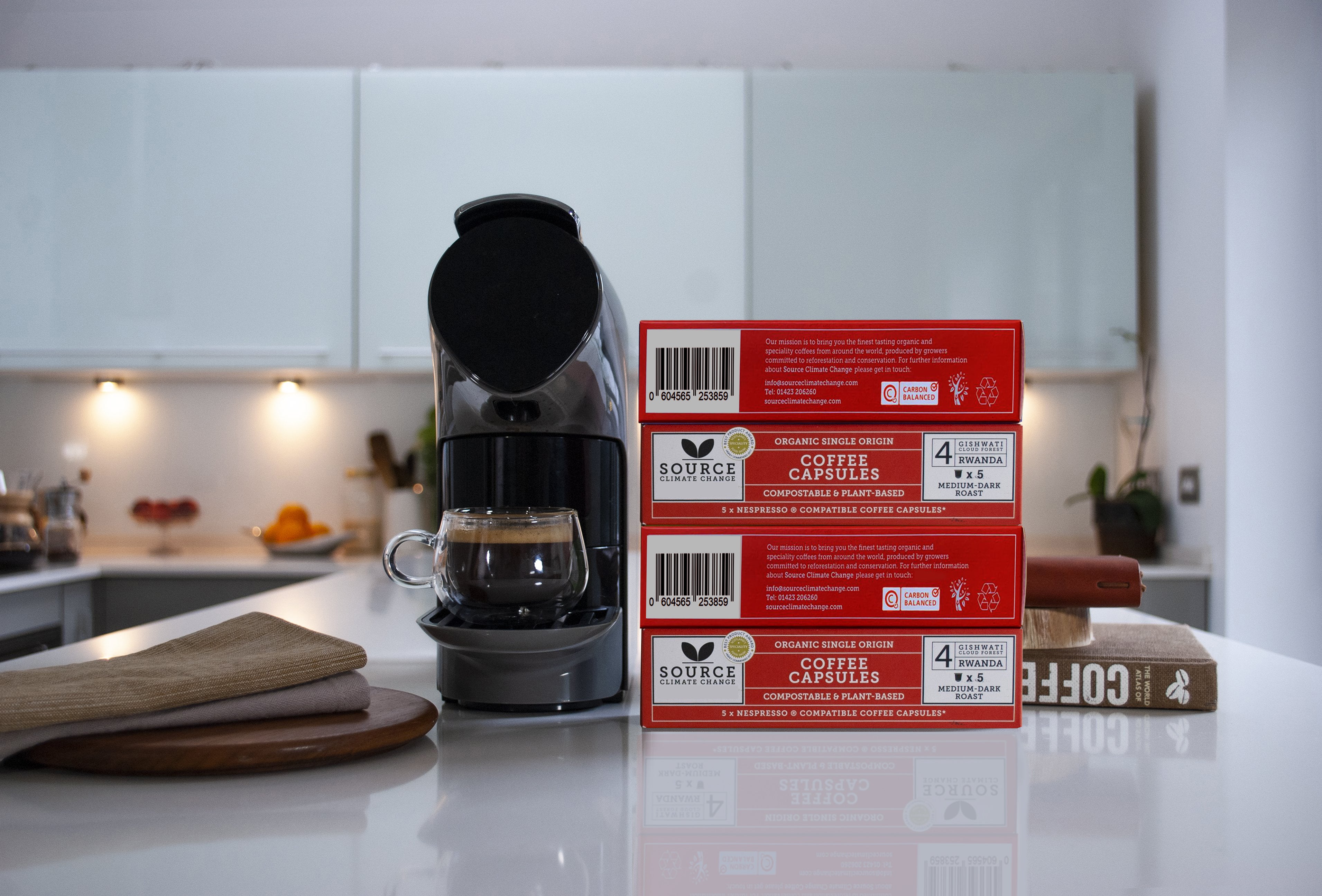 3 Month Coffee Subscription Gift of Biodegradable Nespresso ® Coffee Capsules