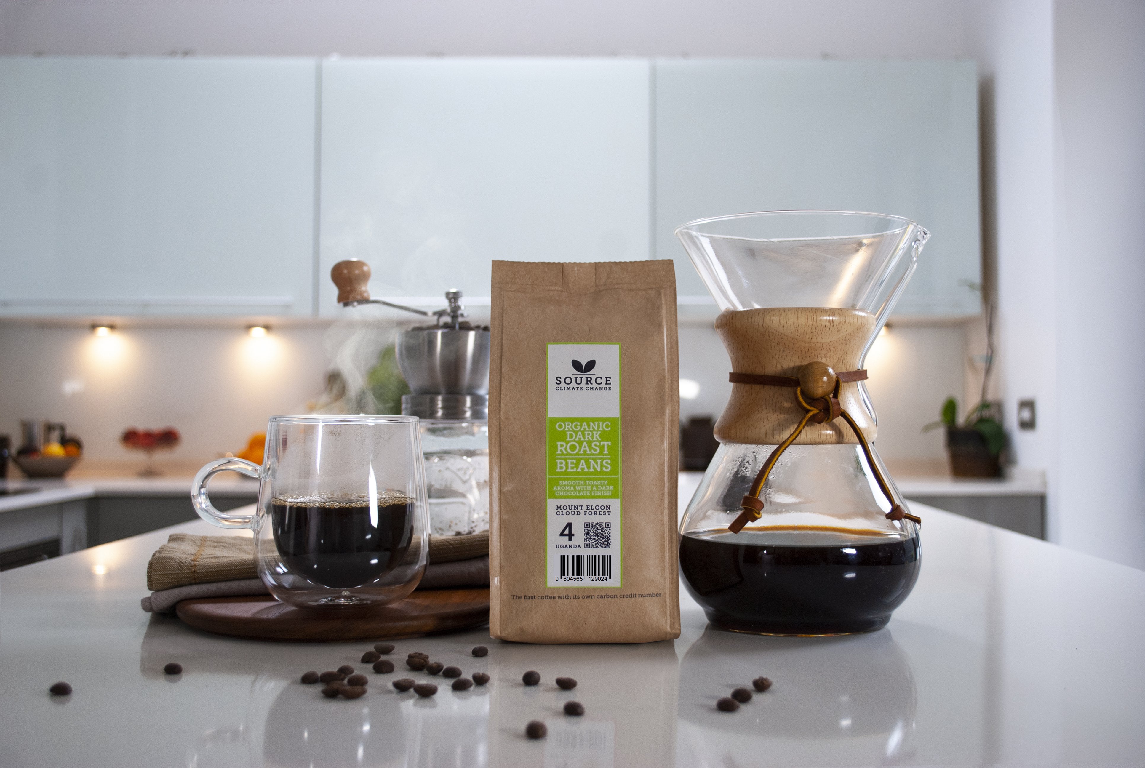 Organic Mount Elgon Cloud Forest Coffee - Uganda Roast & Ground Subscription - Source Climate Change Coffee